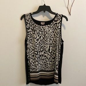 Chicos Animal Print tank